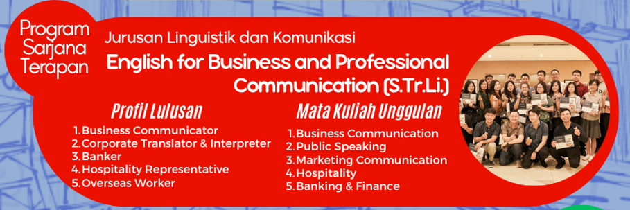 STr - Bahasa Inggris Untuk Komunikasi Bisnis dan Profesional